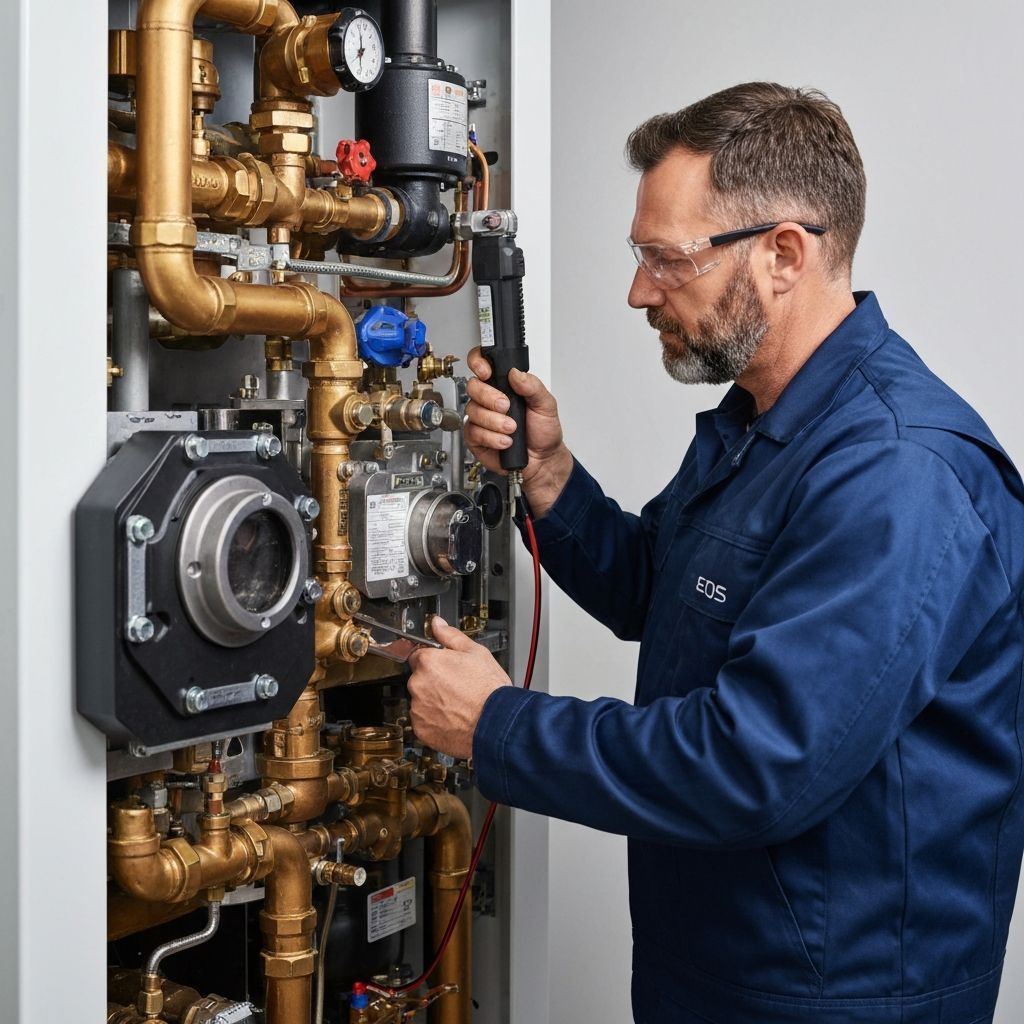 Gas boiler service and repair
